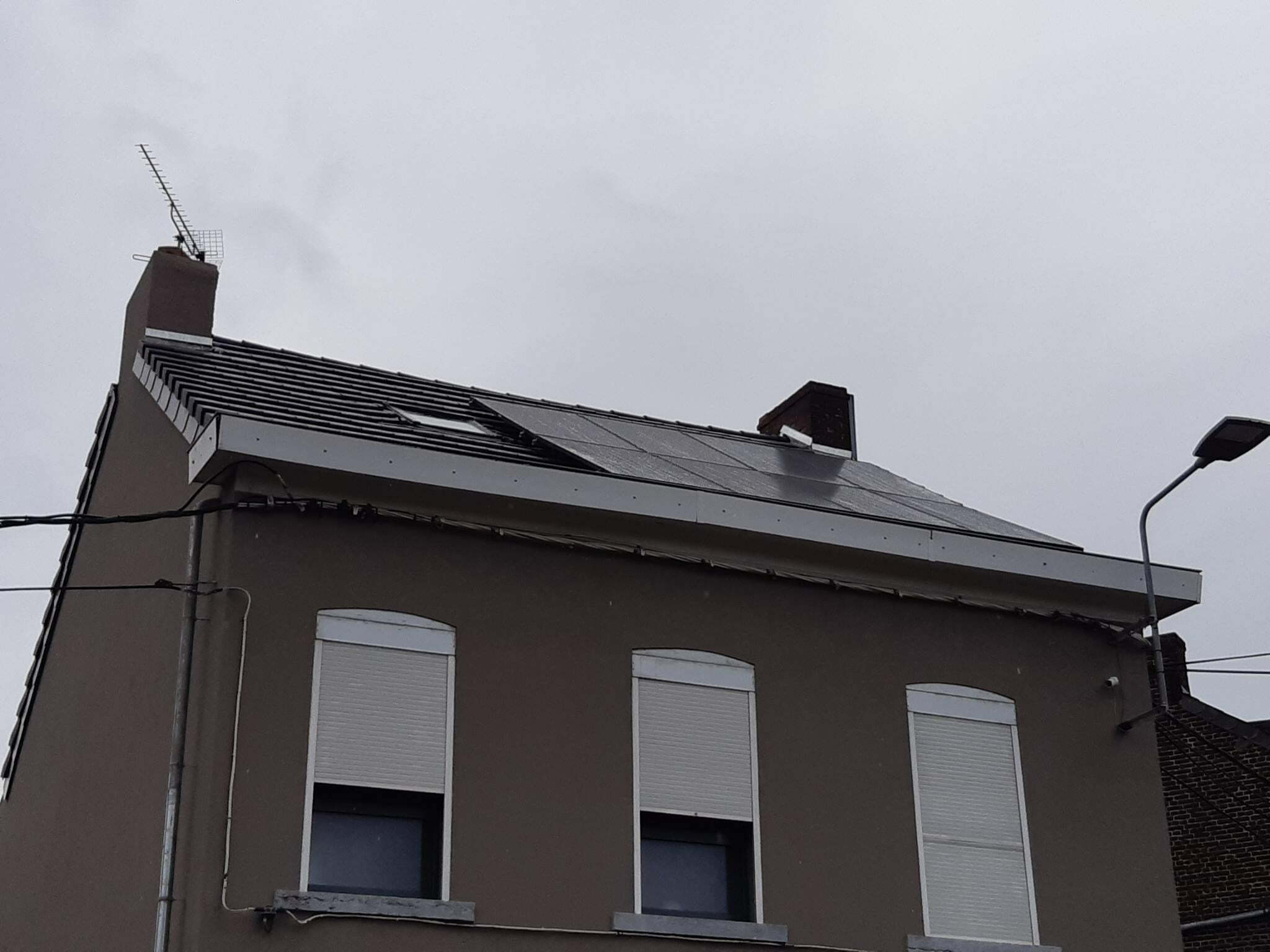 Installation photovoltaïque 3.2 KWc à Carnières